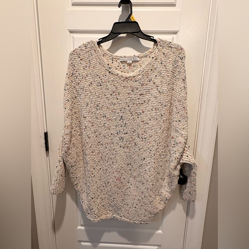 HYFVE Multicolor Speckled Crew Neck Sweater